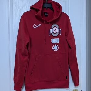 Nike Dri-Fit Ohio State University Red Hoodie. Size XS. Football 🏈